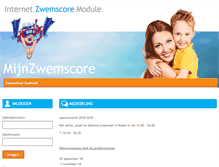Tablet Screenshot of oostwold.zwemscore.nl