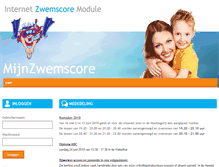 Tablet Screenshot of cwp.zwemscore.nl