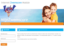 Tablet Screenshot of deltasportcentrum.zwemscore.nl